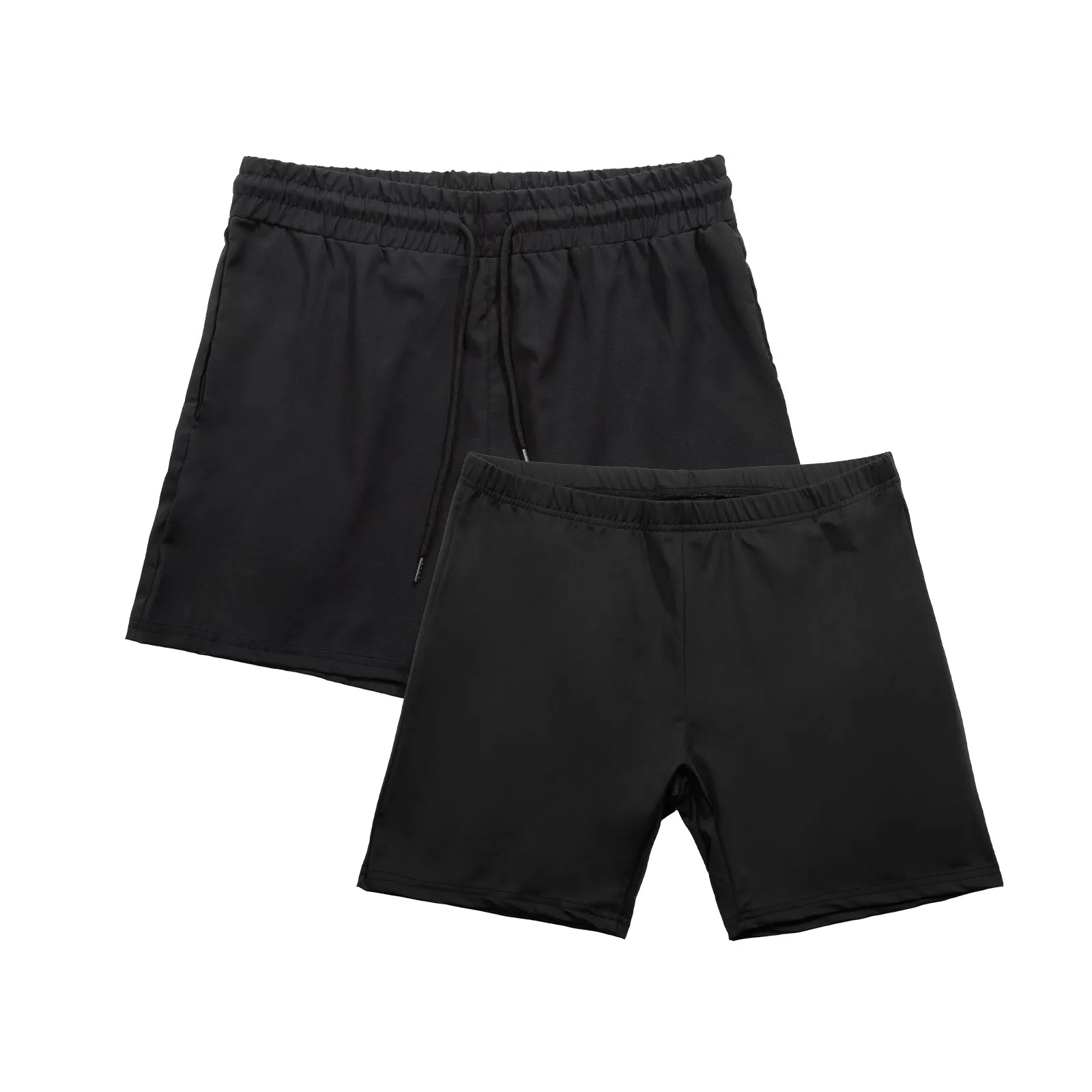 QUICKDRY POCKET 5'' INSEAM RUNNING SHORTS 2 IN 1 RUNNING SHORTS