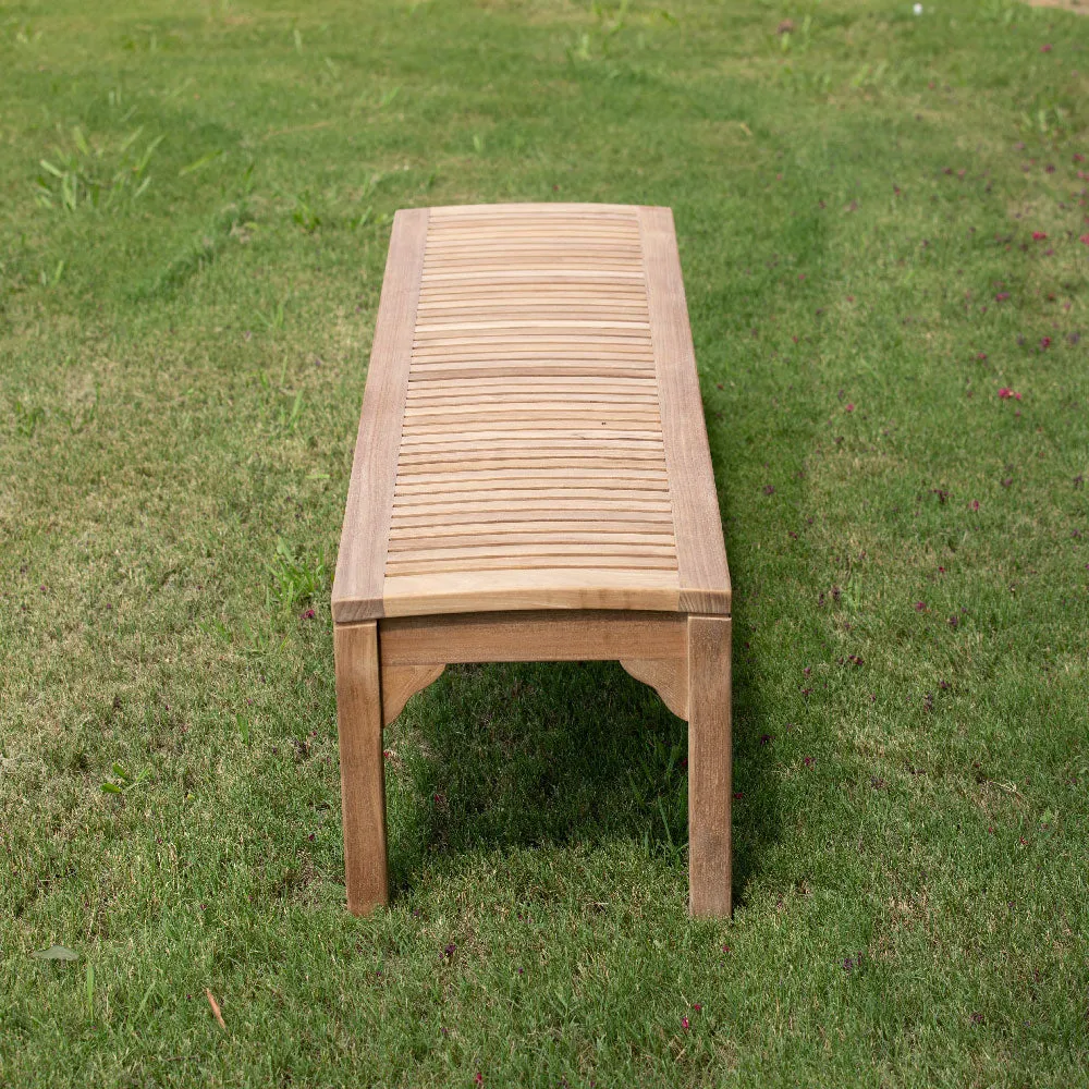 Sage Grade A Teak Backless Benches