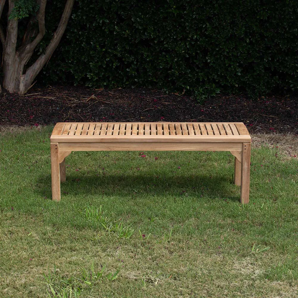 Sage Grade A Teak Backless Benches