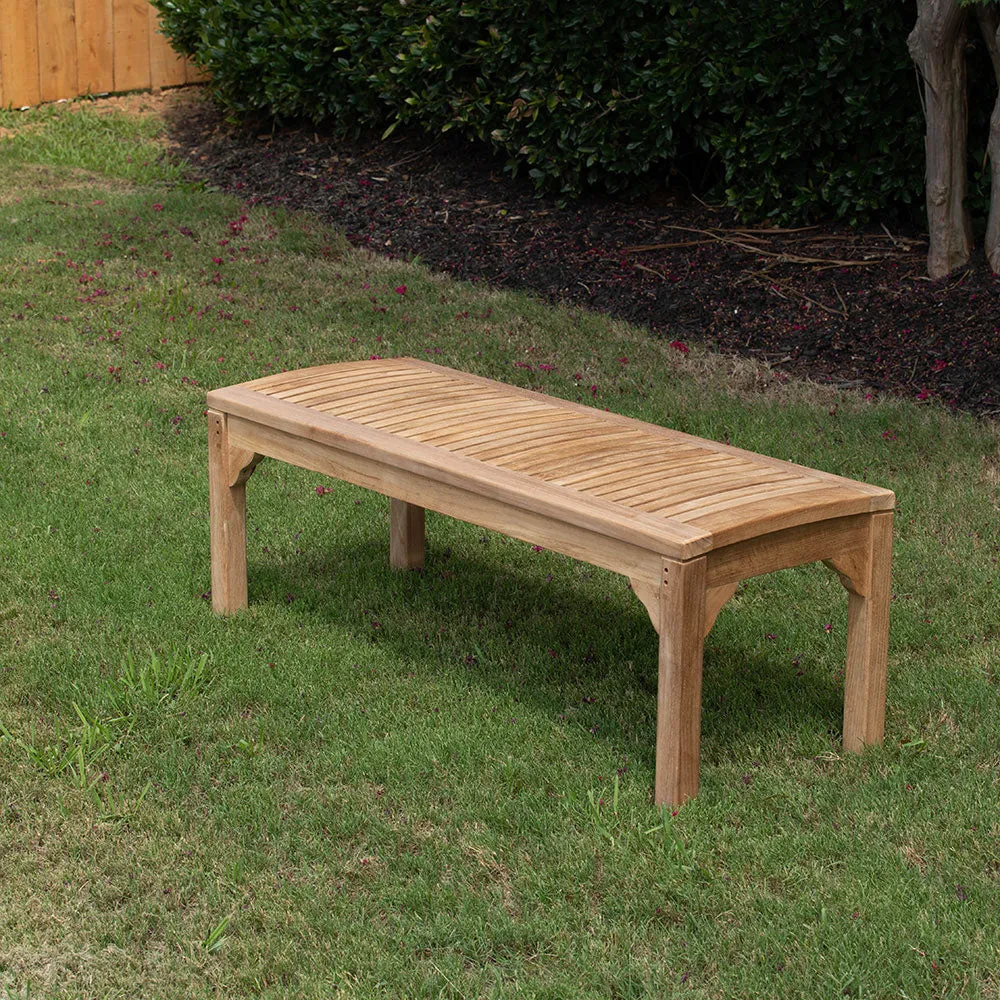 Sage Grade A Teak Backless Benches