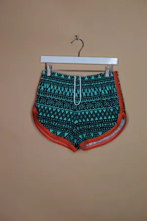 Sample#02046- Sierra Teal Running Shorts-S