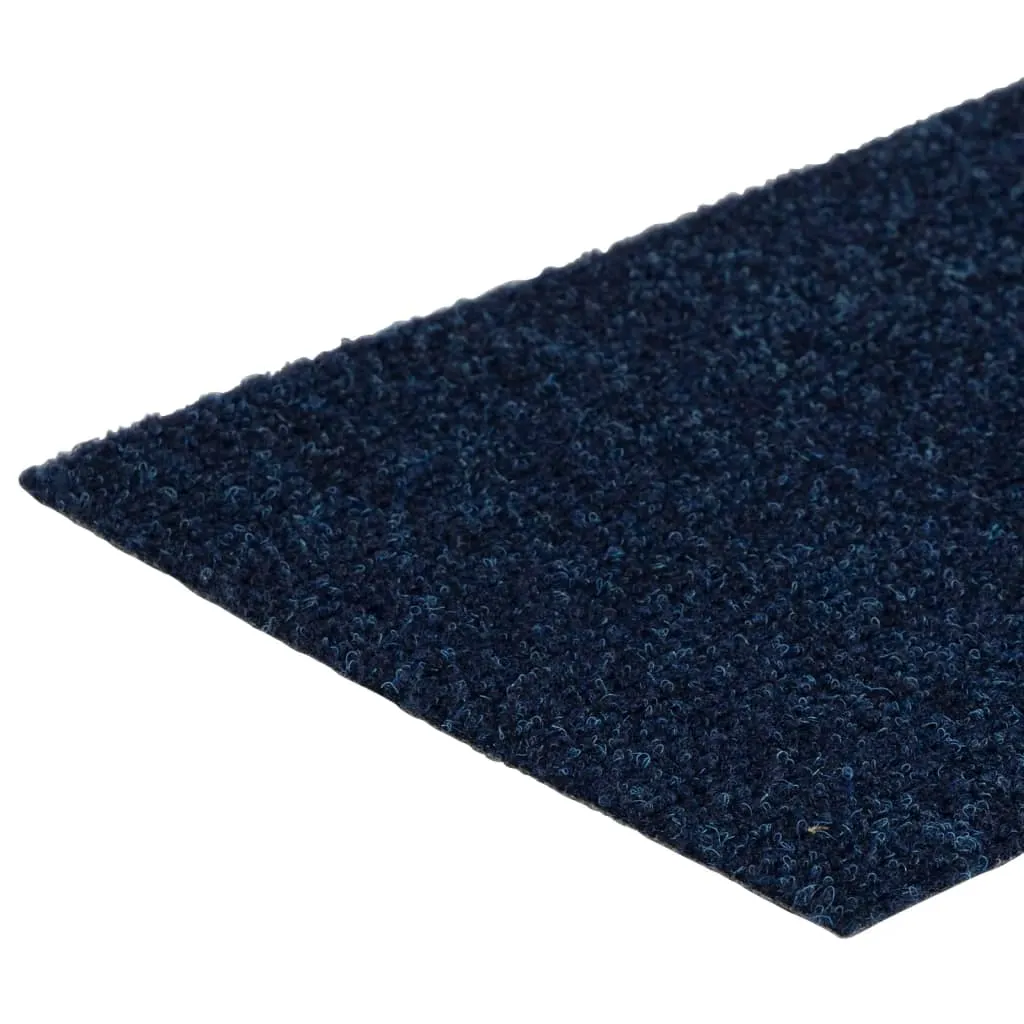 Self-adhesive Stair Mats Rectangular 15 pcs 76x20 cm Blue