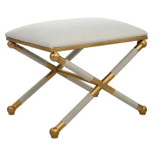 Socialite White Small Bench