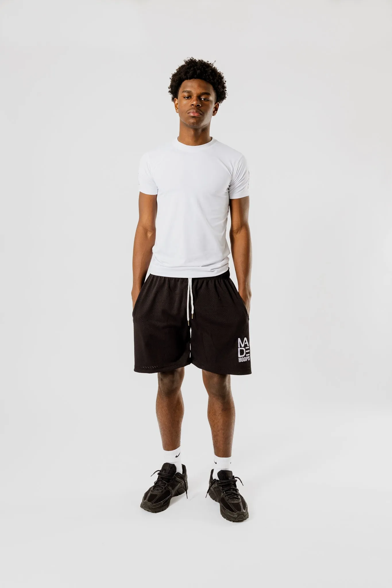 Spring Essential Embroidered Logo Shorts