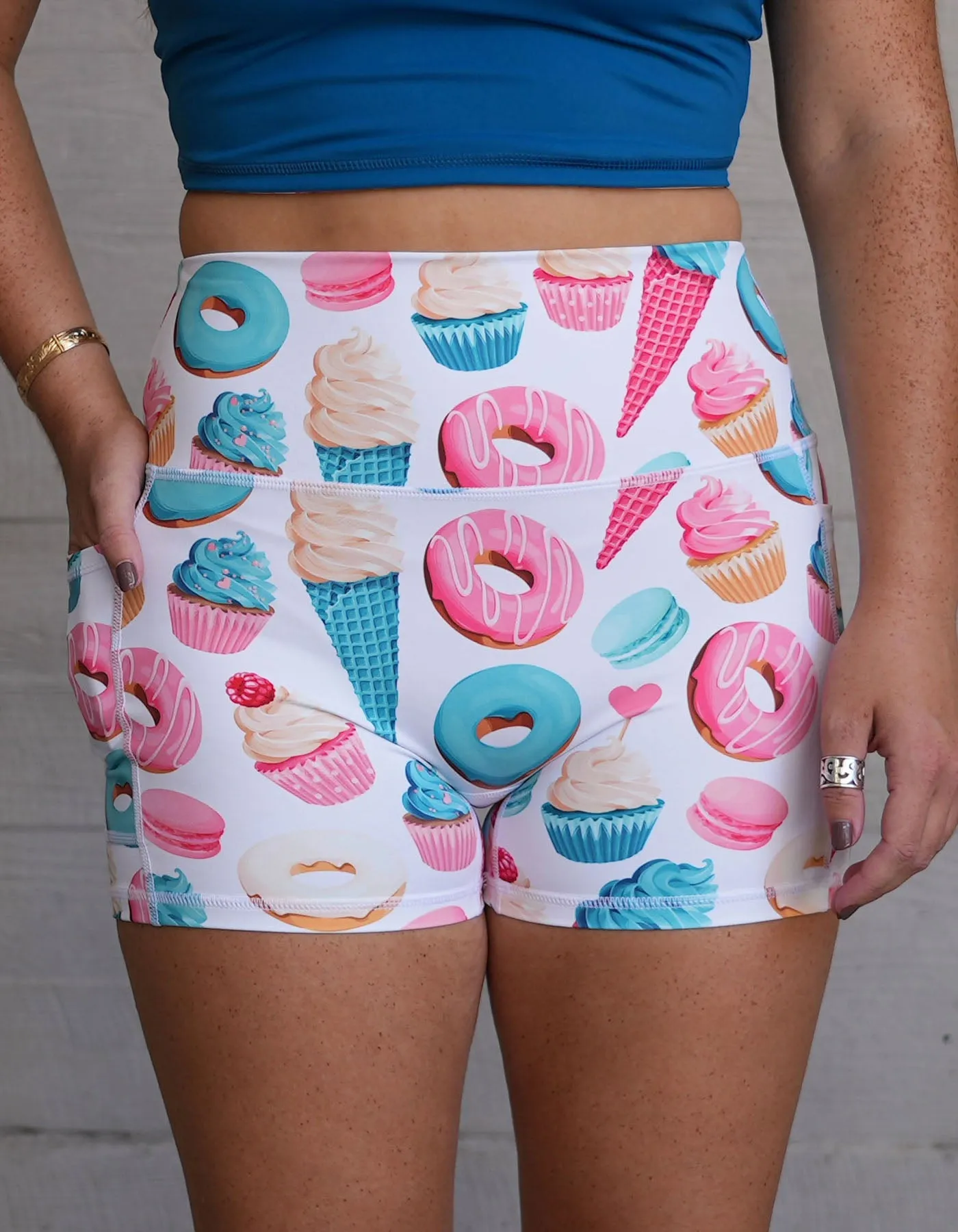 Sweet Dreams Pocket Shorts - White