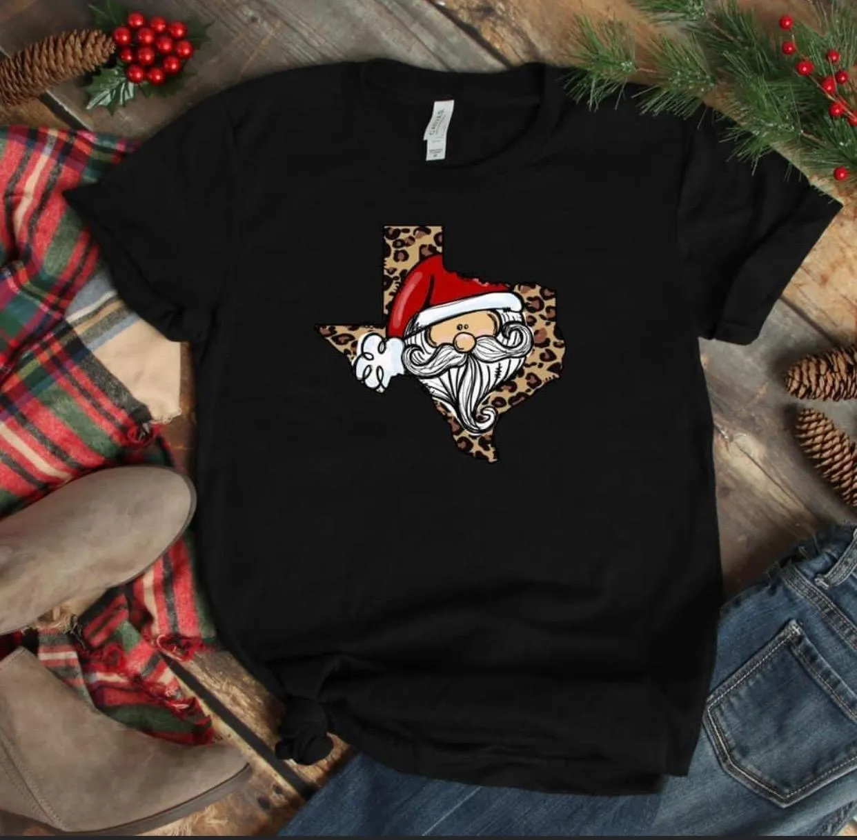 Texas Santa Tee