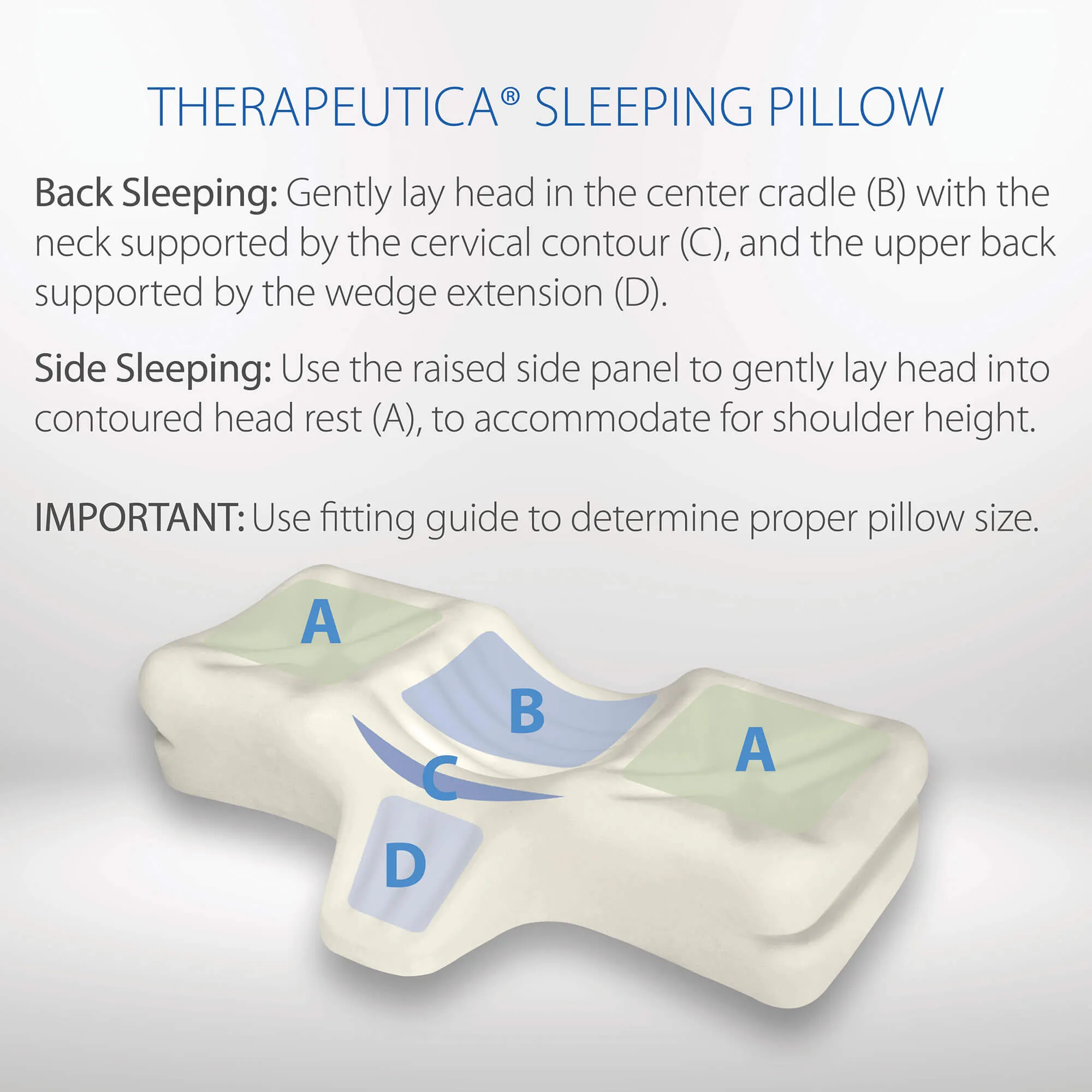 Therapeutica Cervical Sleeping Pillow