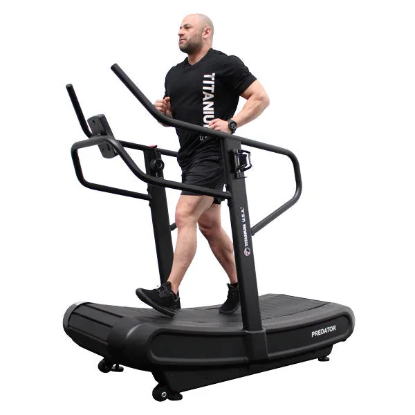 TITANIUM USA PREDATOR CURVE TREADMILL WITH ADJUSTABLE TENSION