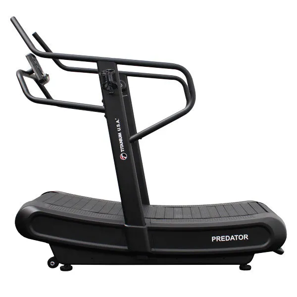 TITANIUM USA PREDATOR CURVE TREADMILL WITH ADJUSTABLE TENSION