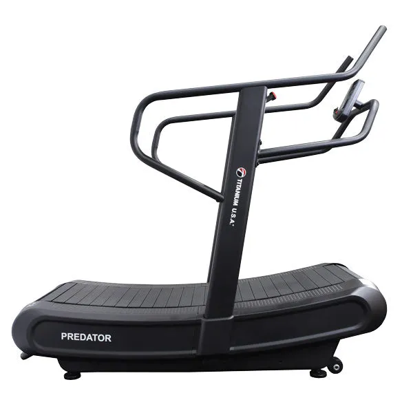 TITANIUM USA PREDATOR CURVE TREADMILL WITH ADJUSTABLE TENSION