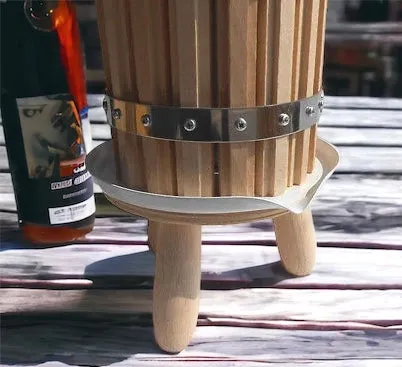 Traditional Wooden Wine Press: 30L Fruit Juice Extractor