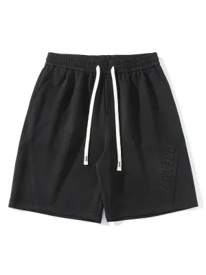 Waffle Solid Color Basketball Sports Shorts