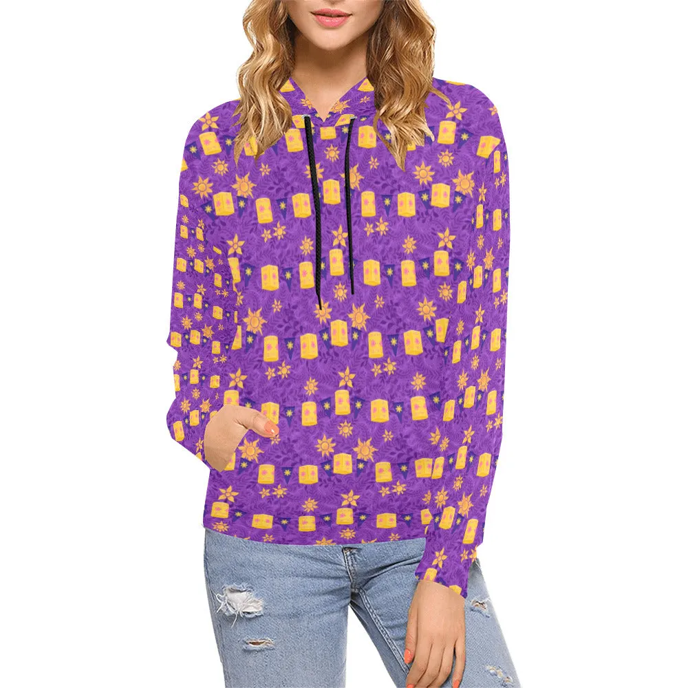 Yellow Lanterns Hoodie for Women